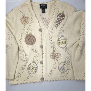 Vintage Designers Originals Studio Joy Ugly Sweater few stains Size L Pre-Owned